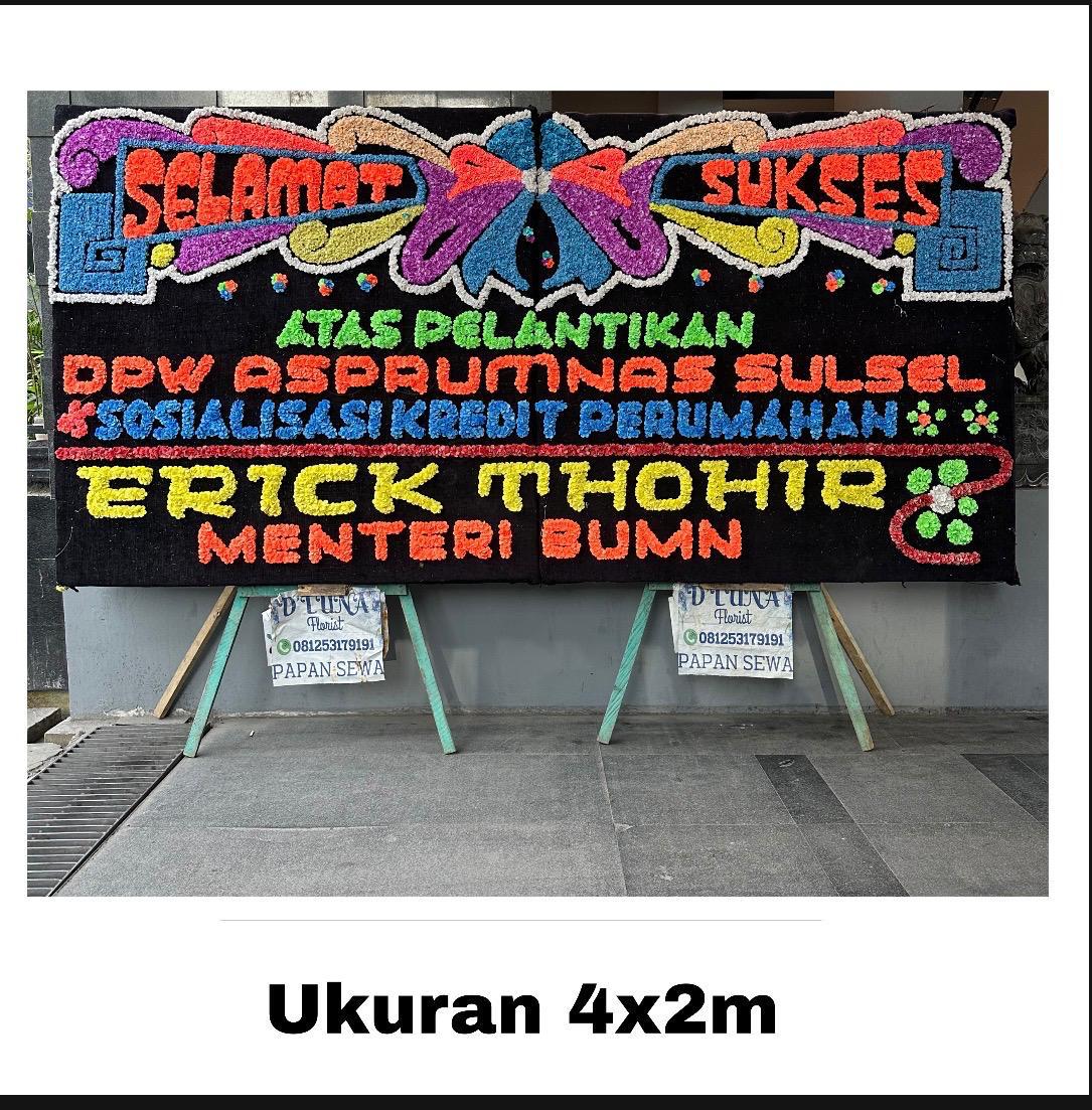 Karangan Bunga Premium 4x2 Meter - D'LUNA FLORIST